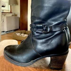 Black Leather Boots